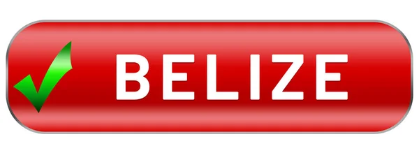 Naklejka Etykiety Internetowej Belize — Zdjęcie stockowe