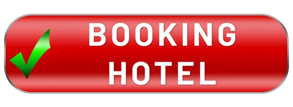 Booking Hotel Web Sticker Button — Stock Photo, Image