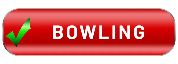 Web Sport Label Bowling — Stockfoto