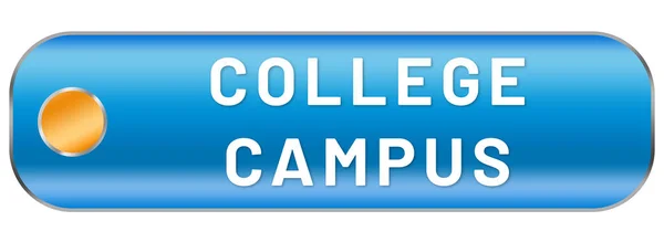 Vysokoškolský Kampus Web Sticker Button — Stock fotografie