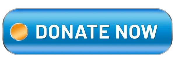 Donate Now Web Sticker Button — Stock Photo, Image