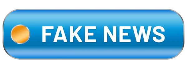 Pulsante Falso Notizie Web Adesivo — Foto Stock