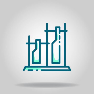 İkili mavi renk biçimli angklung simgesinin logosu veya sembolü