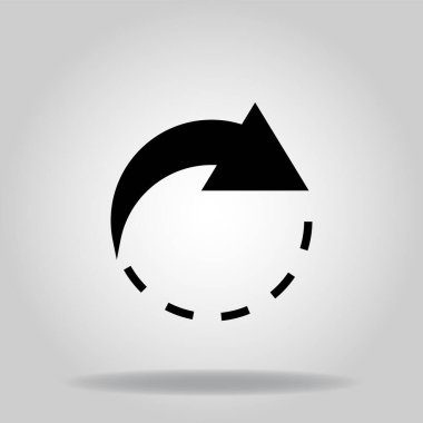 Siyah doldurma biçimi olan sağ simgenin logosu veya sembolü