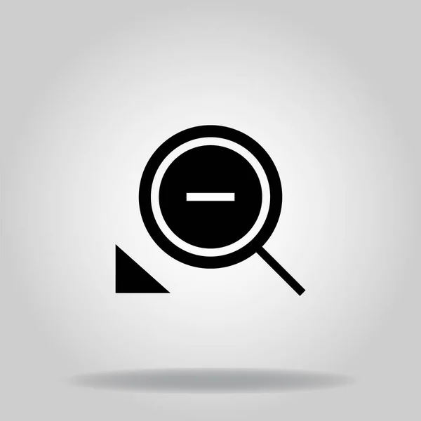 Логотип Символ Масштабирования Значка Черным Стилем Заливки — стоковый вектор