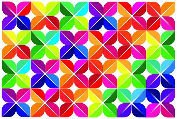 Renkli yapraklar soyut vektör arkaplanı