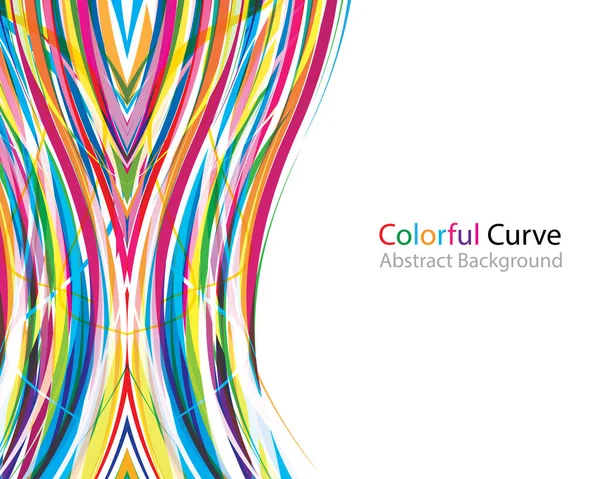 Forme Colorée Fond Vectoriel Abstrait — Image vectorielle