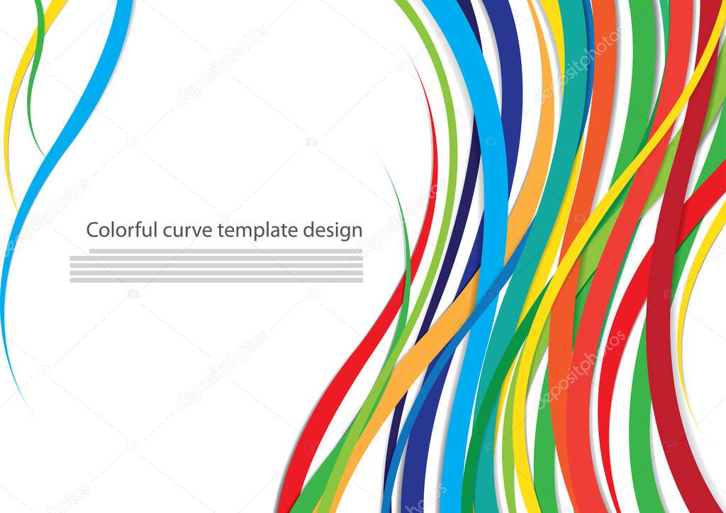 Template abstract vector background design