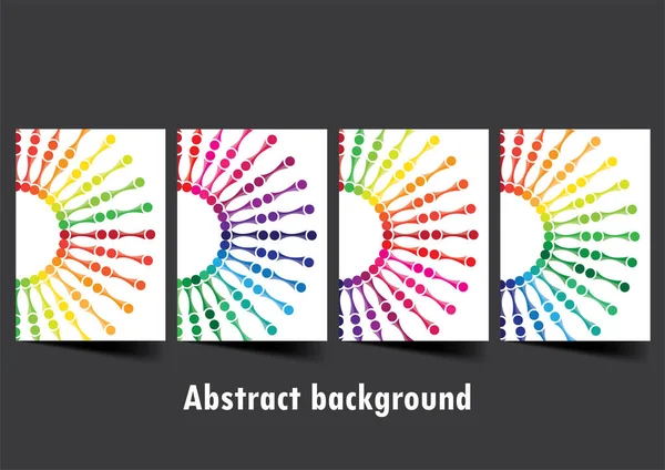 Conception Vectorielle Abstraite Colorée — Image vectorielle