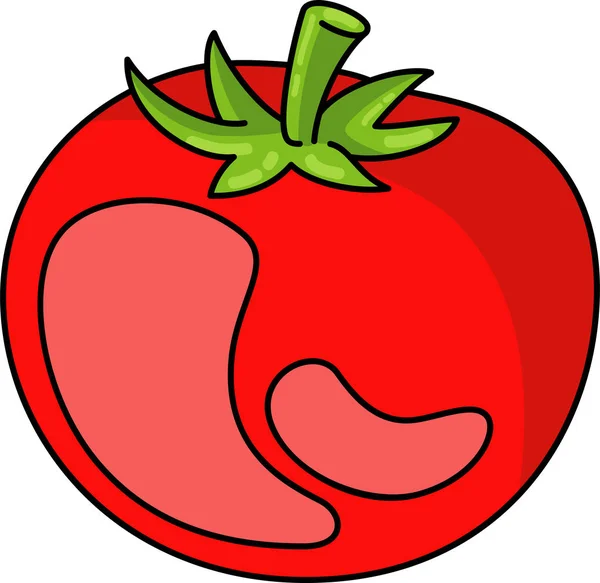 Tomato Fruits Healthy Food Healthy Lifestyle Vegetarian Meal Vegan Food — Stock Vector