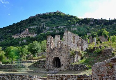Yunanistan. Mistra. Aşağı şehir Harabeleri.