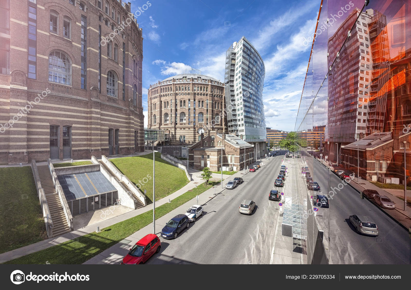 Vienna Gasometer Stock Photos Royalty Free Vienna Gasometer Images Depositphotos