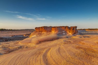 Kutch, Gujarat, Hindistan kanyonda görünümünü 