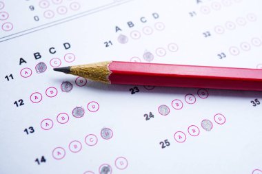 Seçim seçmek için dolgu karakalem ile sayfaları cevap: eğitim kavramı.