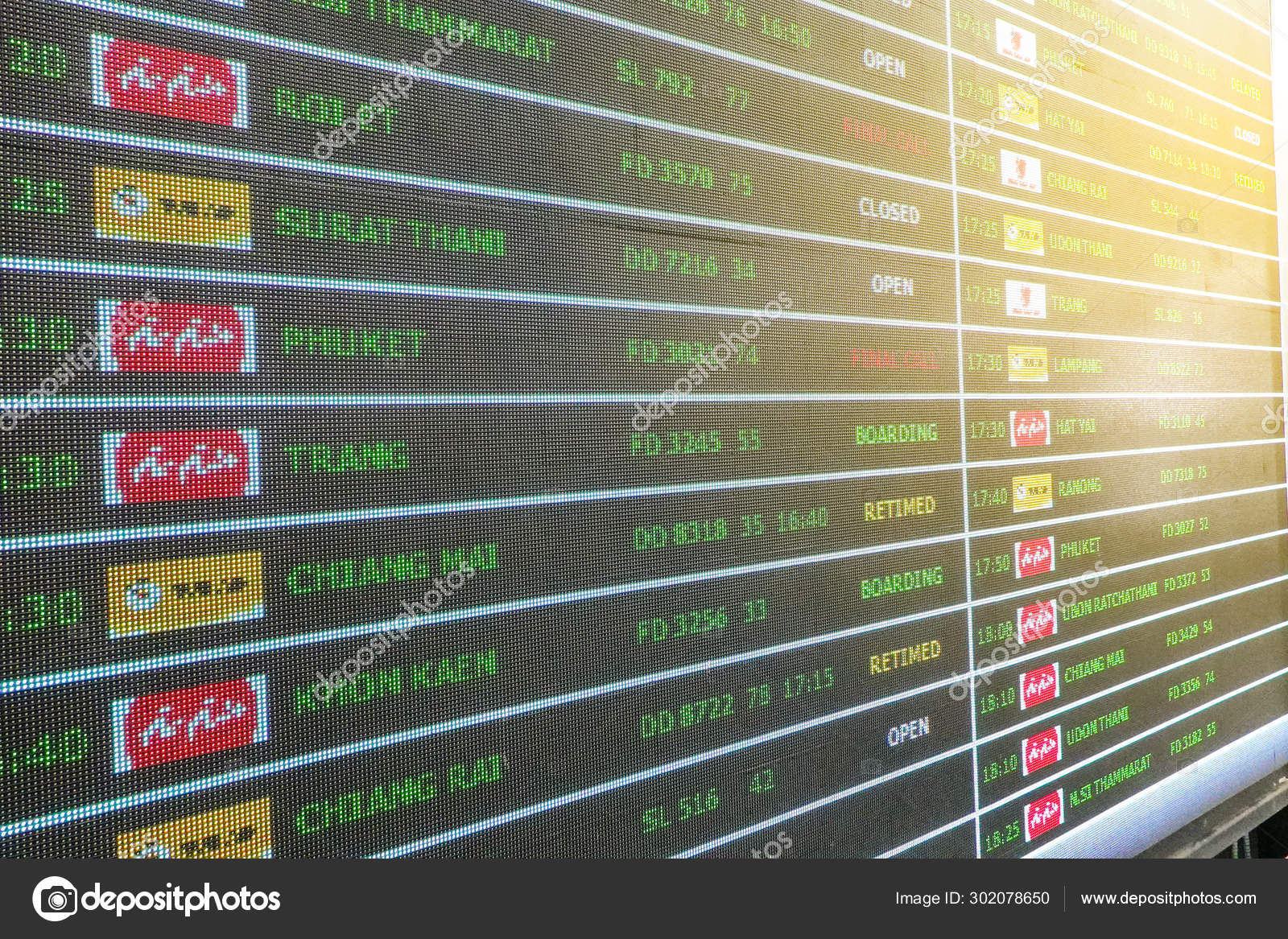 Bangkok Thailand May 2019 Flight Arrival Departure Schedule Digital Time Stock Editorial Photo C Chormail Hotmail Com 302078650