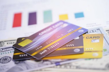 Grafik ve grafik elektronik tablo kağıt üzerinde kredi kartı modeli. Finans geliştirme, Bankacılık Hesabı, İstatistikler, Yatırım Analitik araştırma veri ekonomisi, Borsa ticareti, İş şirketi kavramı