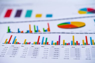 Grafik çizelgeleri çizelgesi. Finansal kalkınma, Bankacılık Hesabı, İstatistik, Yatırım Analitik Araştırma Veri Ekonomisi, Borsa İşletmeleri Bürosu Toplantı Konsepti