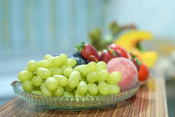 Muitas Frutas Frescas Para Uma Boa Saúde — Fotografia de Stock
