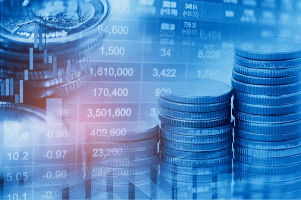 Mercado Valores Inversión Comercio Financiero Moneda Gráfico Forex Para Analizar — Foto de Stock