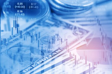 Borsa yatırımları finansal, para ve grafik grafikleri veya kar finansmanı ticari eğilimi veri geçmişini analiz etmek için Forex.