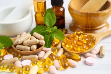 Balık yağı alternatif organik ilaç.