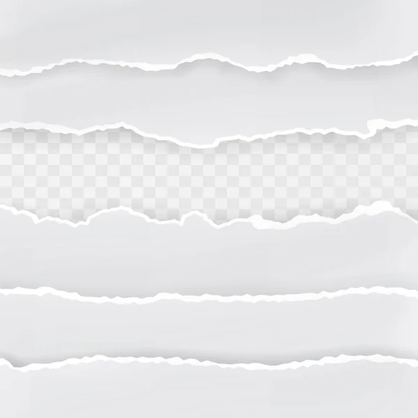 Vektor zerrissen Loch in Blatt Papier. transparenter Hintergrund des resultierenden Fensters. Papiergestaltung als Vorlage — Stockvektor