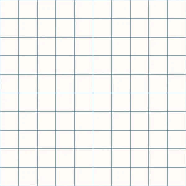 Millimeter grid. Square graph paper background. Seamless pattern. Vector illustration — Stock Vector