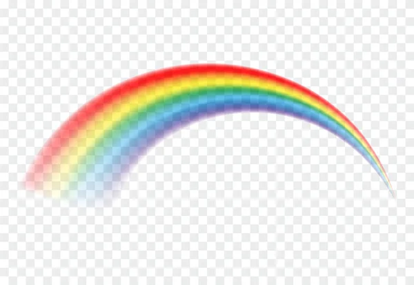 Regenbogen-Ikone. buntes Licht und helle Designelement für dekorative. abstraktes Regenbogenbild. Vektor-Illustration isoliert auf transparentem Hintergrund — Stockvektor