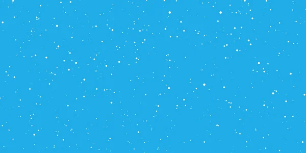 Neve di Natale. Fiocchi di neve cadenti su sfondo blu. Nevicate. Illustrazione vettoriale — Vettoriale Stock