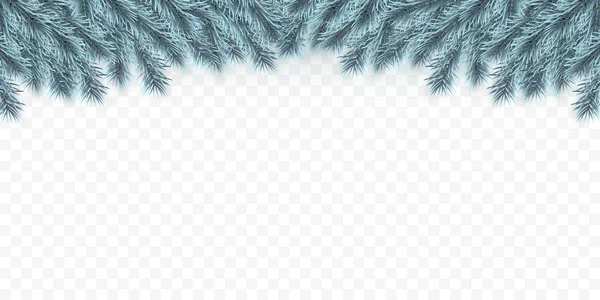 Natal festivo ou fundo de Ano Novo. Blue Christmas Fir-Tree Branches (em inglês). Fundo do feriado. Ilustração vetorial — Vetor de Stock