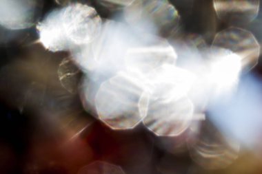 Parti aydınlatma parlak altın ışık ufuk lekeleri closeup çekim