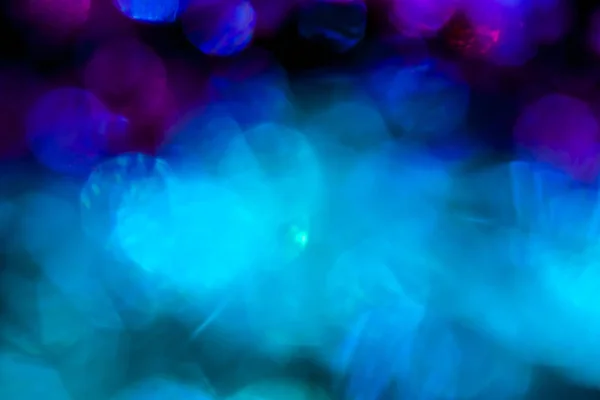 Dull Blue Shines Defocused Bokeh Background — Stock Photo, Image