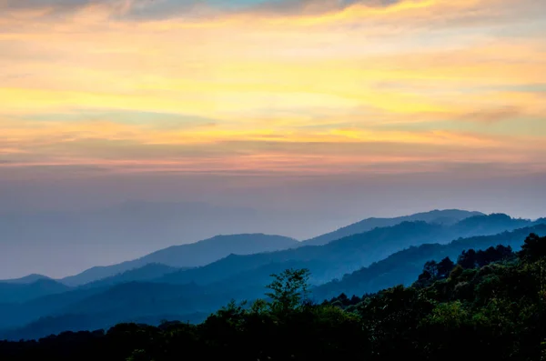 Lever Soleil Vacances Vacances Chaing Mai Thaïlande — Photo