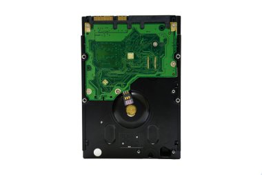 Beyaz arka plan üzerinde izole harddisk.