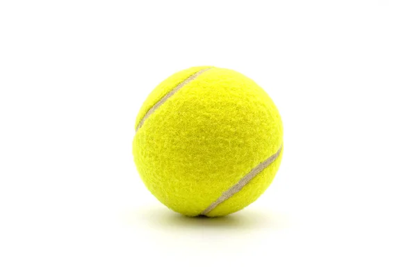 Tennisboll Som Isolerad Vit Bakgrund — Stockfoto