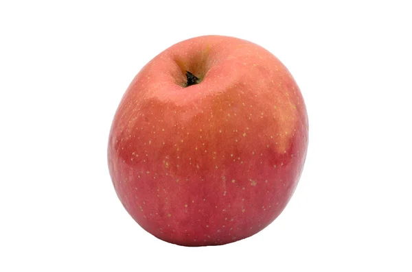 Ein Apfel Isoliert Auf Weißem Hintergrund — Stockfoto