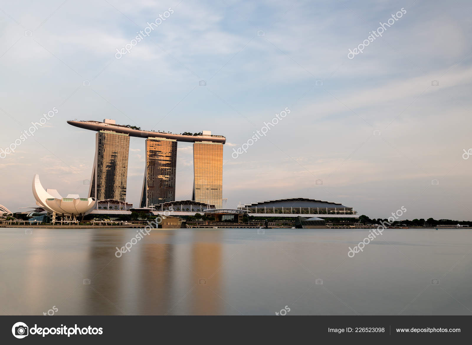 Marina Bay Sands Singapour Mai 2017 Hôtel Marina Bay