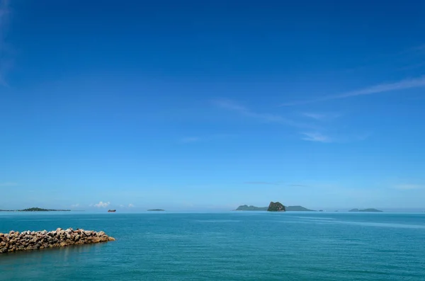 Landscape Sea Blue Sky Morning — Stock Photo, Image