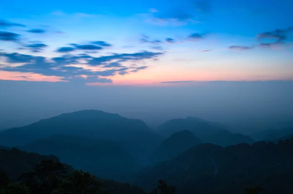 Montagne Ciel Nuageux Paysage Chiang Mai District Thaïlande — Photo