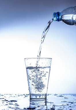 Aynadaki yansımayla bardağa su döküp sıçratmak..