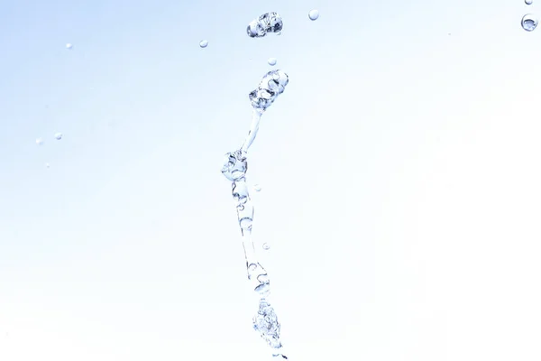 Salpicos Água Abstratos Isolados Sobre Fundo Branco — Fotografia de Stock