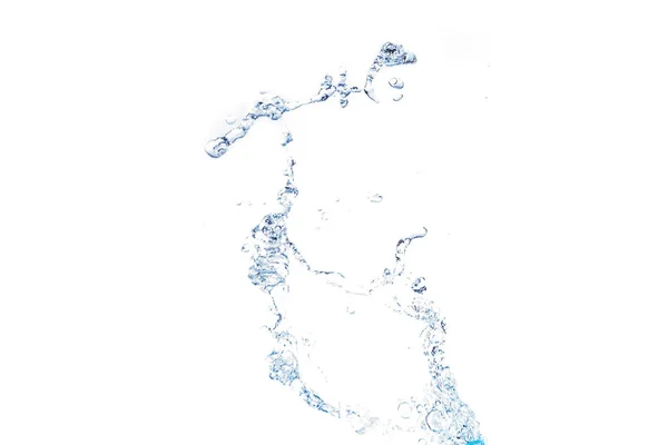Абстрактные Брызги Воды Белом Фоне — стоковое фото
