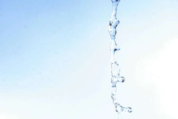 Spruzzi Acqua Astratti Isolati Sfondo Bianco — Foto Stock