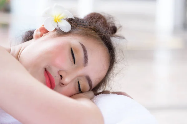 Portrait of beautiful asian people with close up view and close up eyes. Beauty, healthy, spa and relaxation concept.