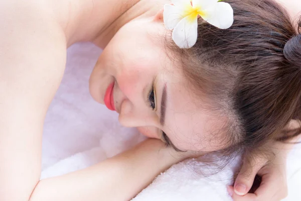 Portrait of beautiful asian people with close up view and close up eyes. Beauty, healthy, spa and relaxation concept.
