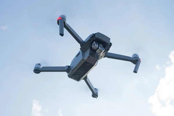 quadcopter drone Action Camera in the air - Stock Image - Everypixel