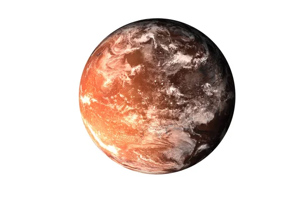 Planet Mars mit Atmosphäre — Stockfoto