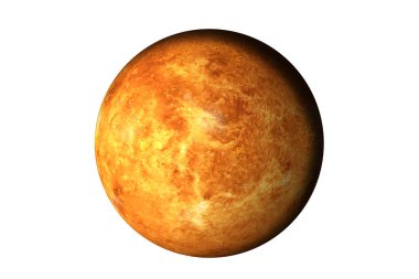 Planet Venus with atmosphere clipart