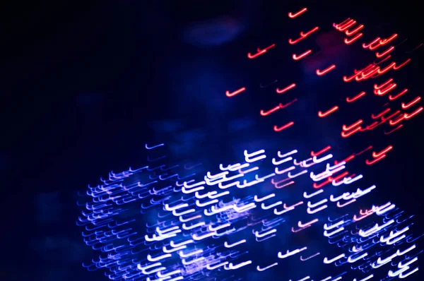 Abstrato azul e vermelho linhas suave desfocado fundo fogos de artifício textura — Fotografia de Stock