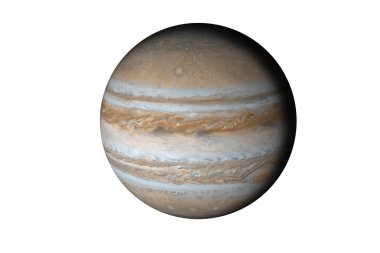 Planet Jupiter of solar system clipart